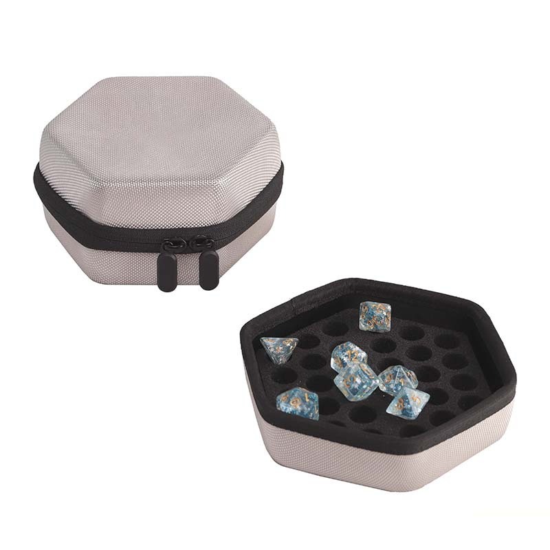 Custom Protective Printed EVA Case of Dice with Dice Tray Organizer EVA Dice Storage Case with Foam