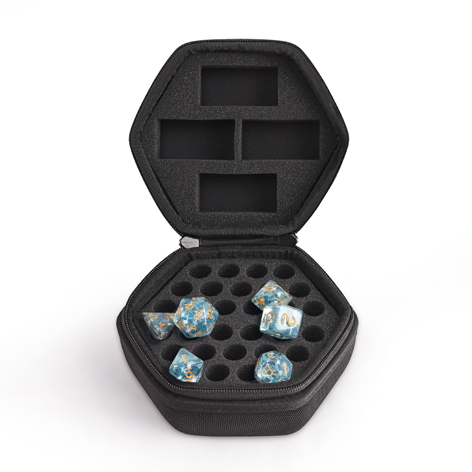 Custom Protective Printed EVA Case of Dice with Dice Tray Organizer EVA Dice Storage Case with Foam