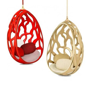 Factory L V modern hammock hanging a swing chair fashion indoor babi swing chair with stand hanging egg  patio swing chair