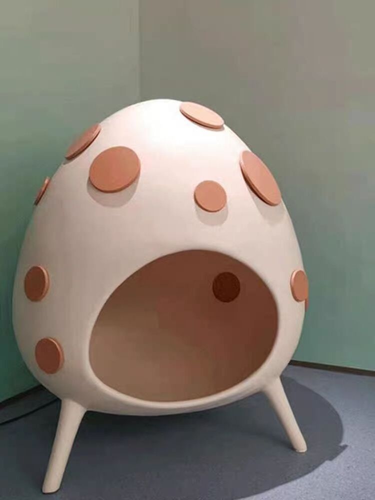 Creative cartoon design FRP Egg House children's playground fun too empty eggshell chair customization