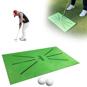 Hot Selling Golf Swing Hitting Mat Golf Training Mat For Swing Detection Batting