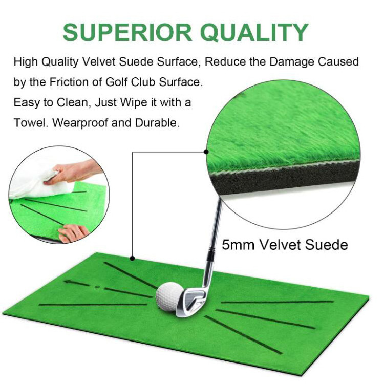 Hot Selling Golf Swing Hitting Mat Golf Training Mat For Swing Detection Batting