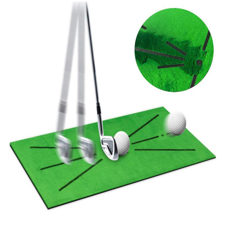 Hot Selling Golf Swing Hitting Mat Golf Training Mat For Swing Detection Batting