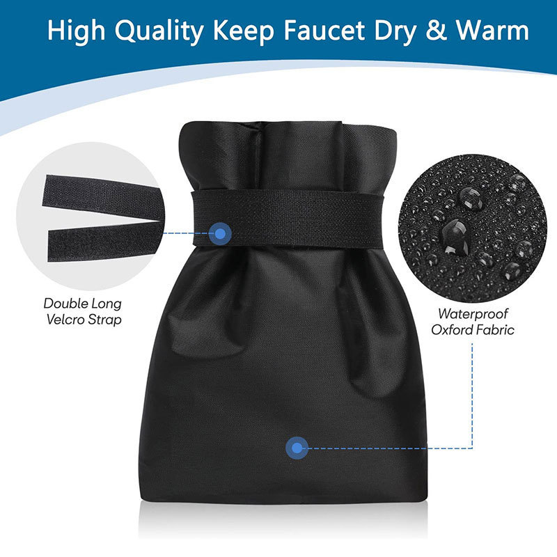 Customized logo Anti-Freeze Faucet Cover Socks Durable Winter outdoor tap cover