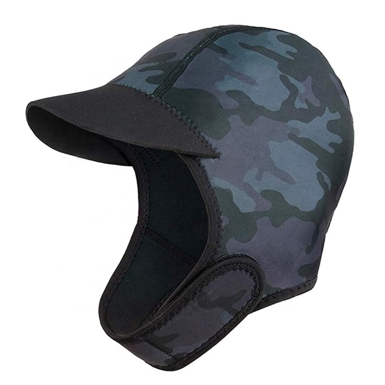 Top Quality 3mm Neoprene Snorkeling Hat Scuba Diving Hat With Shoulder Winter Swim Warm Wetsuit Hair Protect Hood