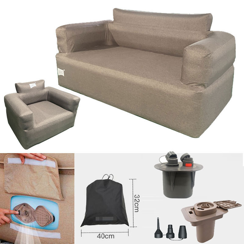 Best inflatable adjustable sofa portable Travelling Dirty and wear-resistant Anti-air leakage inflatable furniture sofa outdoor