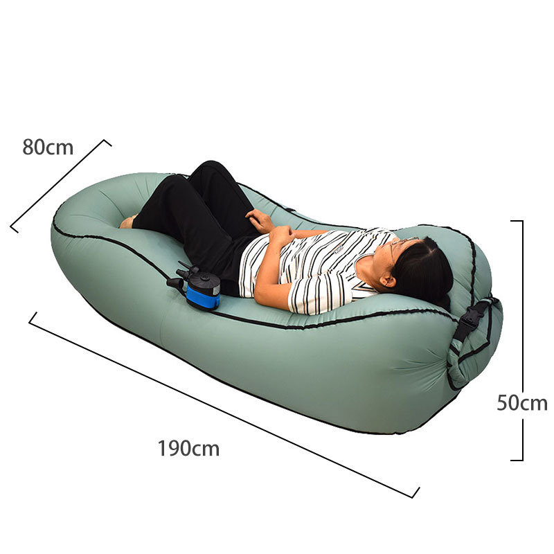 Customized camping inflatable sofa Summer Portable Beach Inflatable Lounger Sofa Bed Air Couch Camping For Outdoor