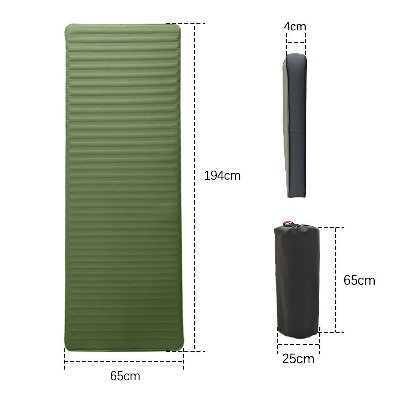 High-quality camping mattresses 5 seconds fast inflatable 500kg load-bearing environmentally friendly fabric sleeping pads