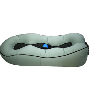 Customized camping inflatable sofa Summer Portable Beach Inflatable Lounger Sofa Bed Air Couch Camping For Outdoor