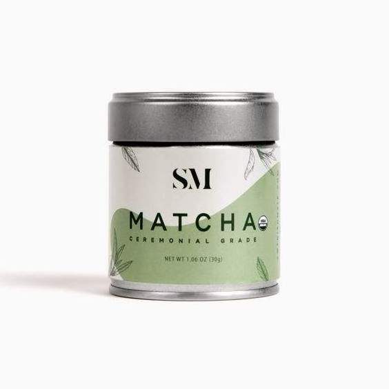 Luxury airtight  pure steel tea matcha powder container 30 40g gram ring pull silver matcha caddy tin can round pack for matcha