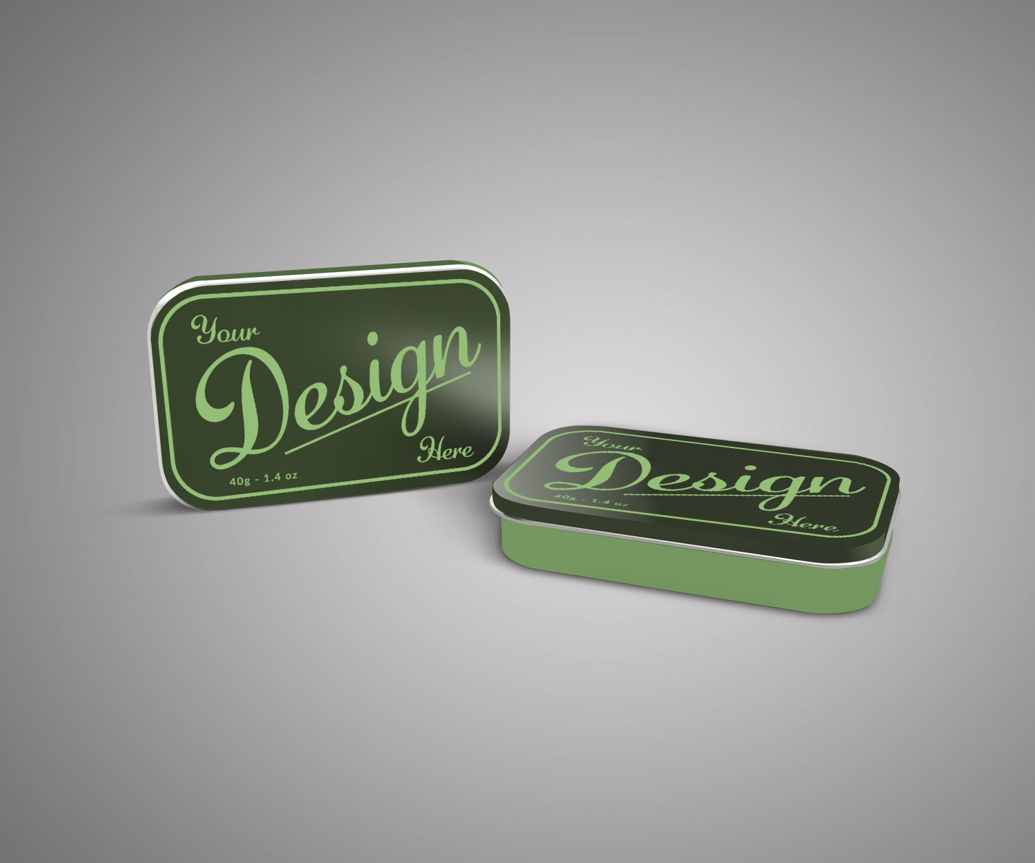 Customised size cigarette rectangular tin container metal candy pill tin box manufacturer for chocolate