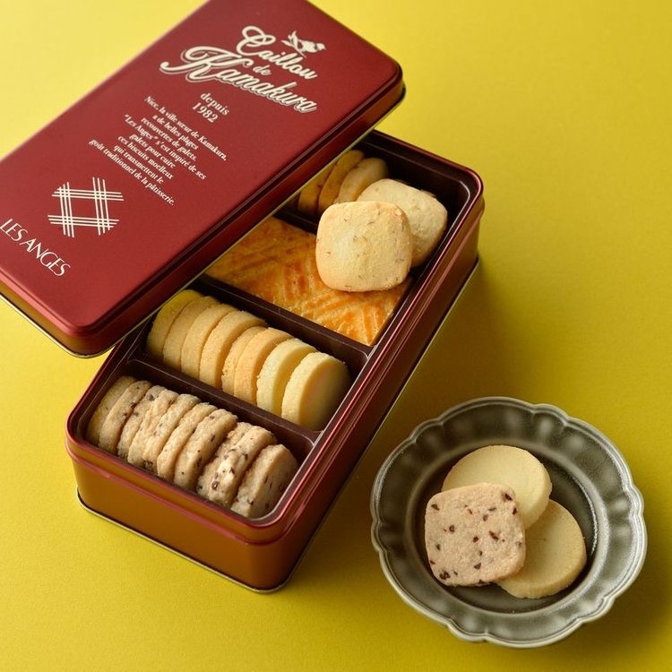 Wholesale custom printed food grade luxury empty cookie tins container box biscuit rectangle large tin cookie box