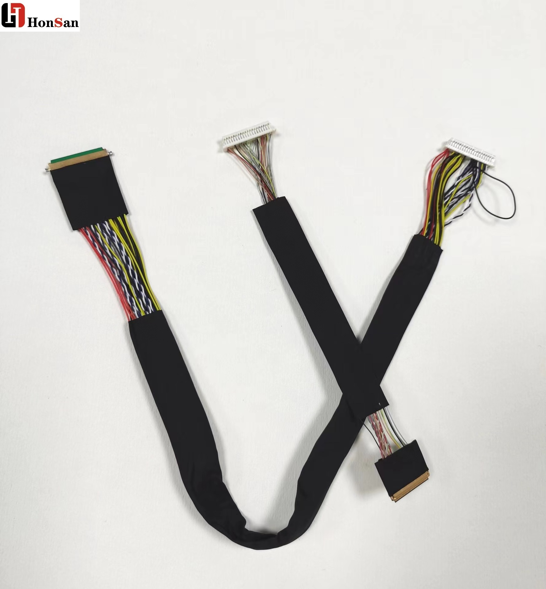 Factory OEM/ODM Custom  Custom LCD Screen Cable IPEX Display Cable Assembly Any Connector I-Pex AMP Hi-rose J/ST Molx LVDS Cable