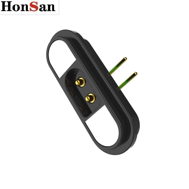 High Current Single Row  Battery Switch Probe Strong Force Spring-Loaded Modular 9 Pin Magnetic Connector Pogo Pin