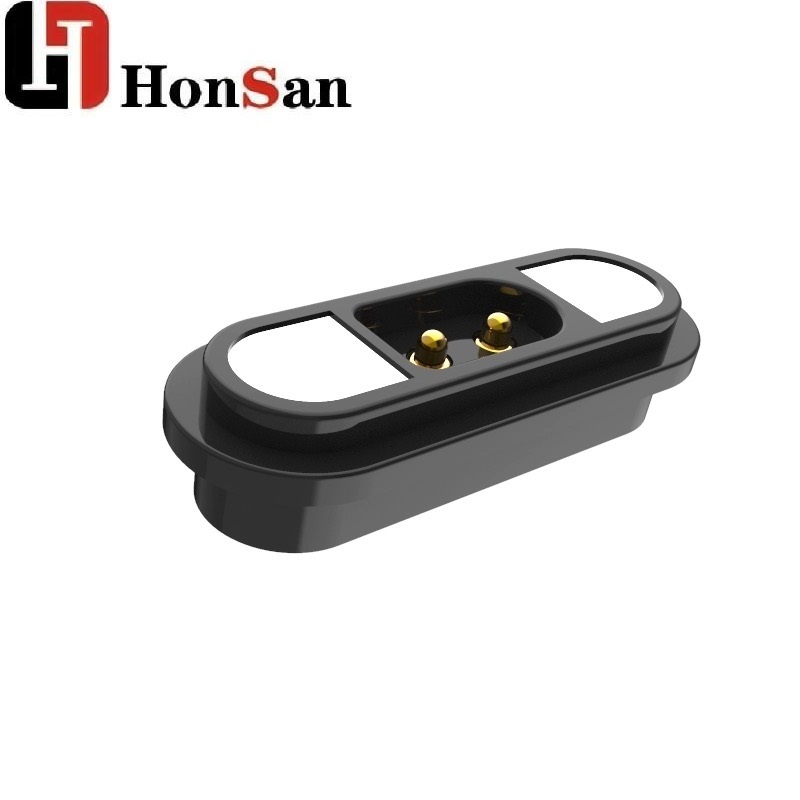 High Current Single Row  Battery Switch Probe Strong Force Spring-Loaded Modular 9 Pin Magnetic Connector Pogo Pin