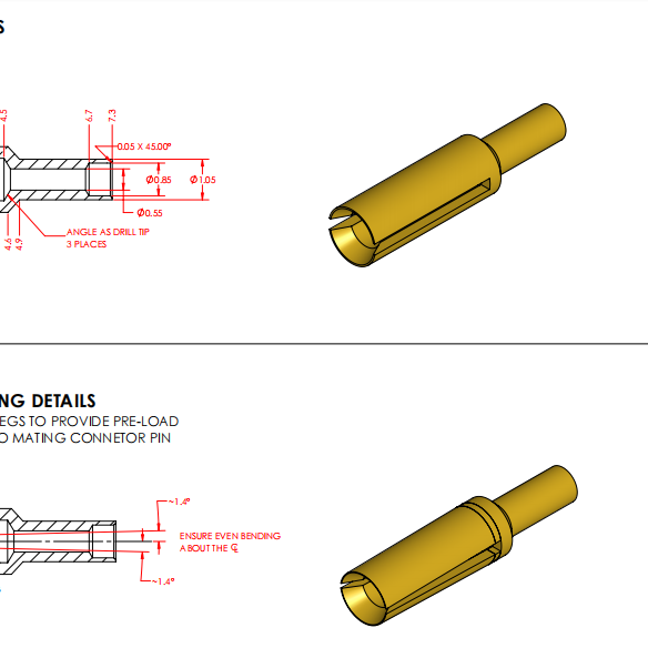 Customized Gold Plated High Precision PCB Brass Wiring Connector Female Copper spring pogo Pin