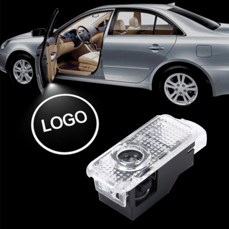 Car Door Projector LED Logo Lights, For Audi Puddle Entry LED Ghost Shadow Logo Lights  A1 A3 A4 A6 A7 A8 Q3 Q5 Q7 TT