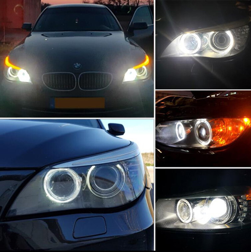 Wholesale 120W 240W h8 led angel eyes bulb halo ring lights for bmw e90 e91 e92 e87 f01 f02 H8 LED marker led angel eyes