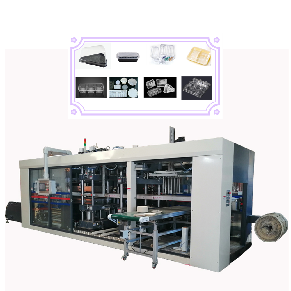 Automatic Multi Station Plastic Food Container Thermoforming Machine