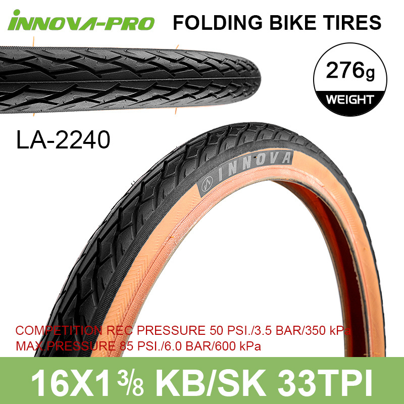 INNOVA Folding Bicycle Tires 16 inches 20 inch Wire Tire ULTRA SPORTS Tyre for Gravel Foldable Bicycle Bicycle