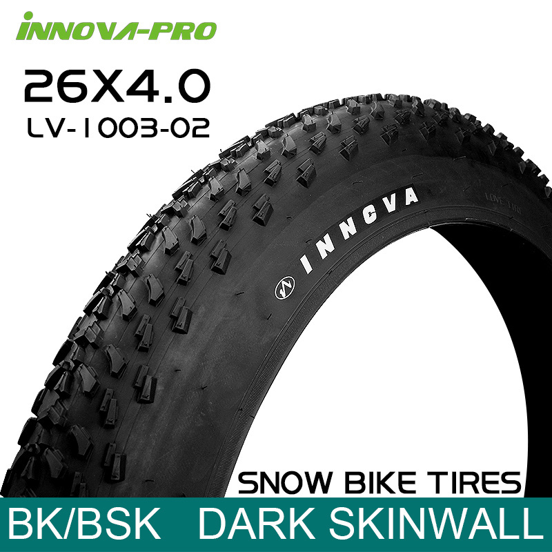 INNOVA Snow bike Wire Tires 26*4.0 inch Anti Puncture Wire Fat bike E-BIKE Tire bicycle tyres