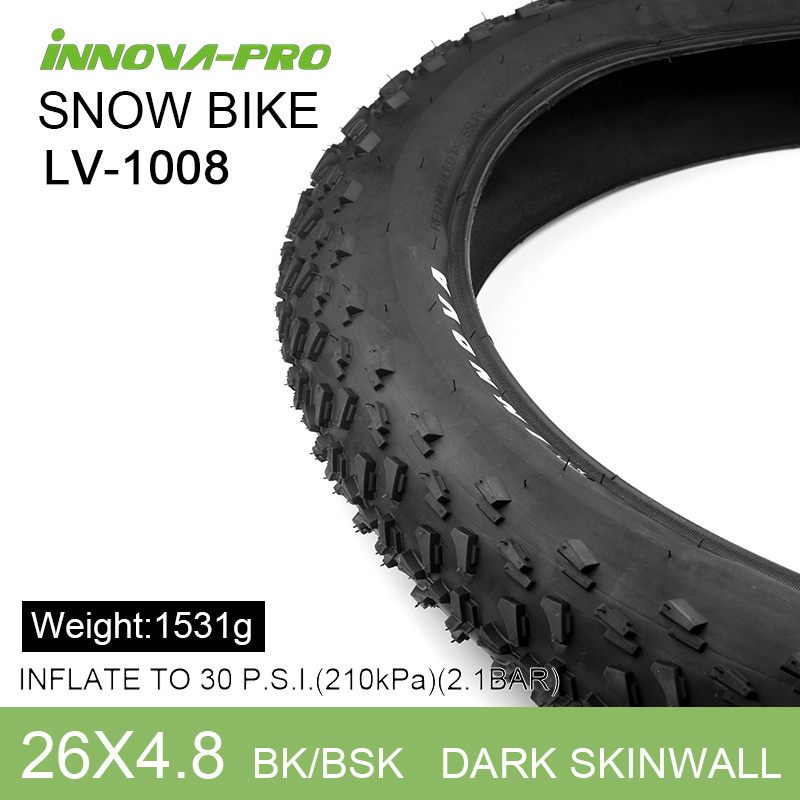 INNOVA Snow bike Wire Tires 26*4.0 inch Anti Puncture Wire Fat bike E-BIKE Tire bicycle tyres