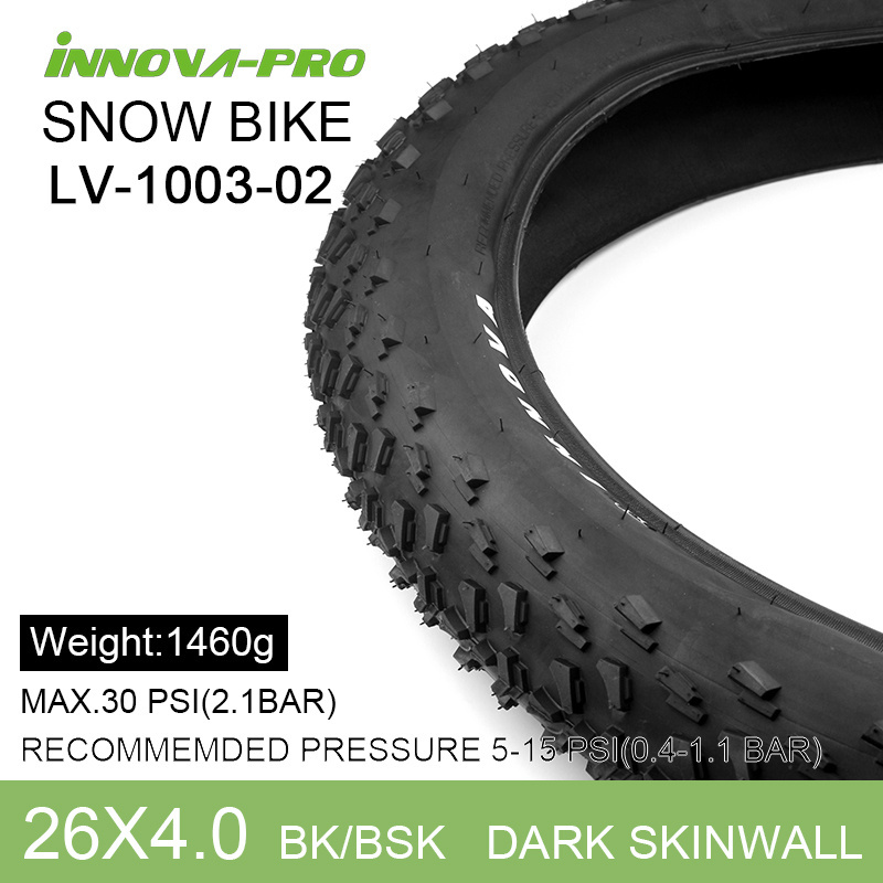 INNOVA Snow bike Wire Tires 26*4.0 inch Anti Puncture Wire Fat bike E-BIKE Tire bicycle tyres