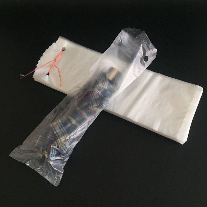 Biodegradable Transparent Plastic Umbrella Wrapping Bags Disposable Umbrella Wet Bag Wholesale