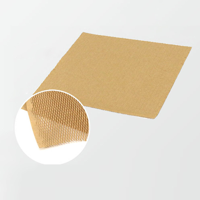 Custom black white brown kraft paper roll core honeycomb cushion wrap paper