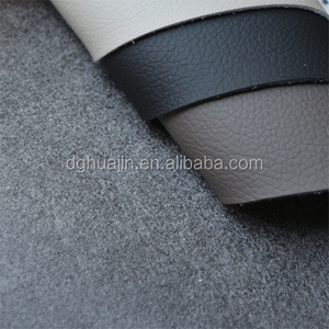 Customized High Quality Low Price Solid Color Resistant Untearable PVC Microfiber Leather for Car Seat Cover Manufacturer