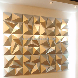 High Quality Lightweight 3D Pvc Wallpaper 3d Wall Panel PVC Gold With 3d Design Wallpaper For Interior Decoration