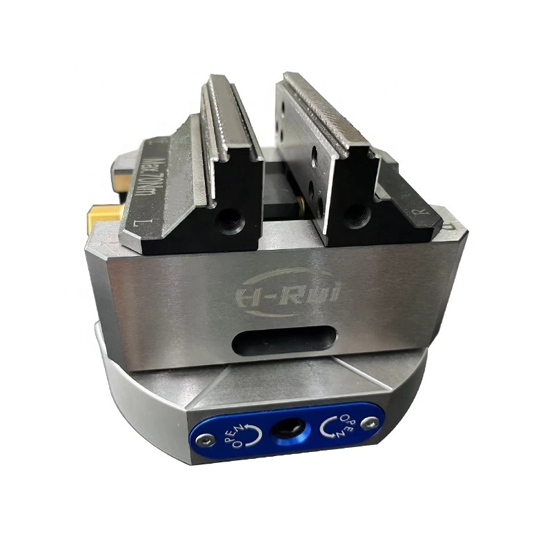 Five axis machine tool quick change zero point fastening fixture fixture high-precision self centering vise