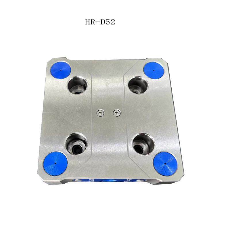 Five axis CNC machine tool fastening fixture high-precision self centering vise zero point positioning quick replacement fixture