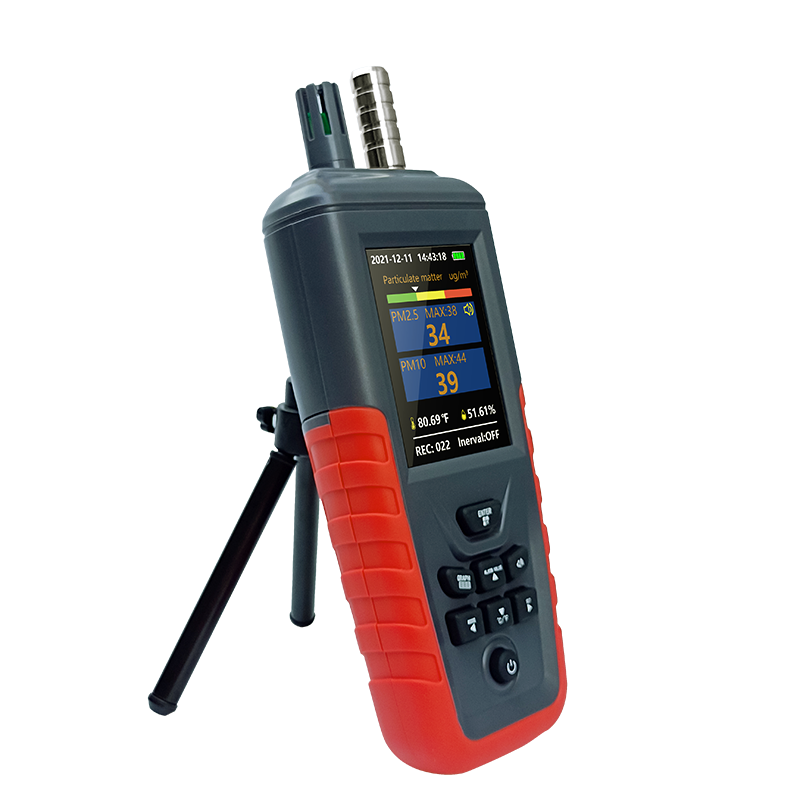 Dust meter Airborne Particle adjustable dosimeter PM2.5/TC-8200 Factory Portable laser dust particle counter