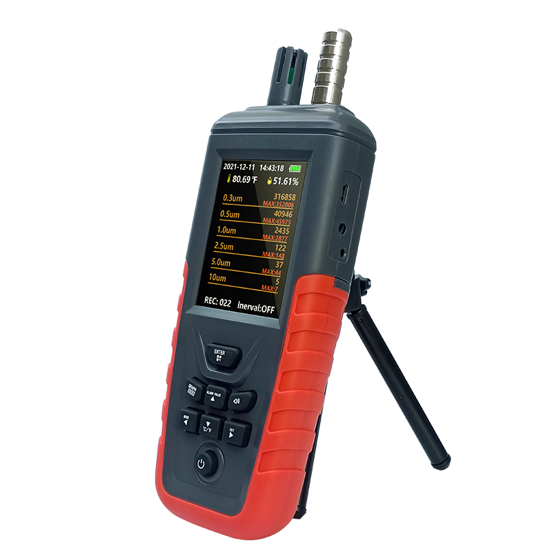 Dust meter Airborne Particle adjustable dosimeter PM2.5/TC-8200 Factory Portable laser dust particle counter