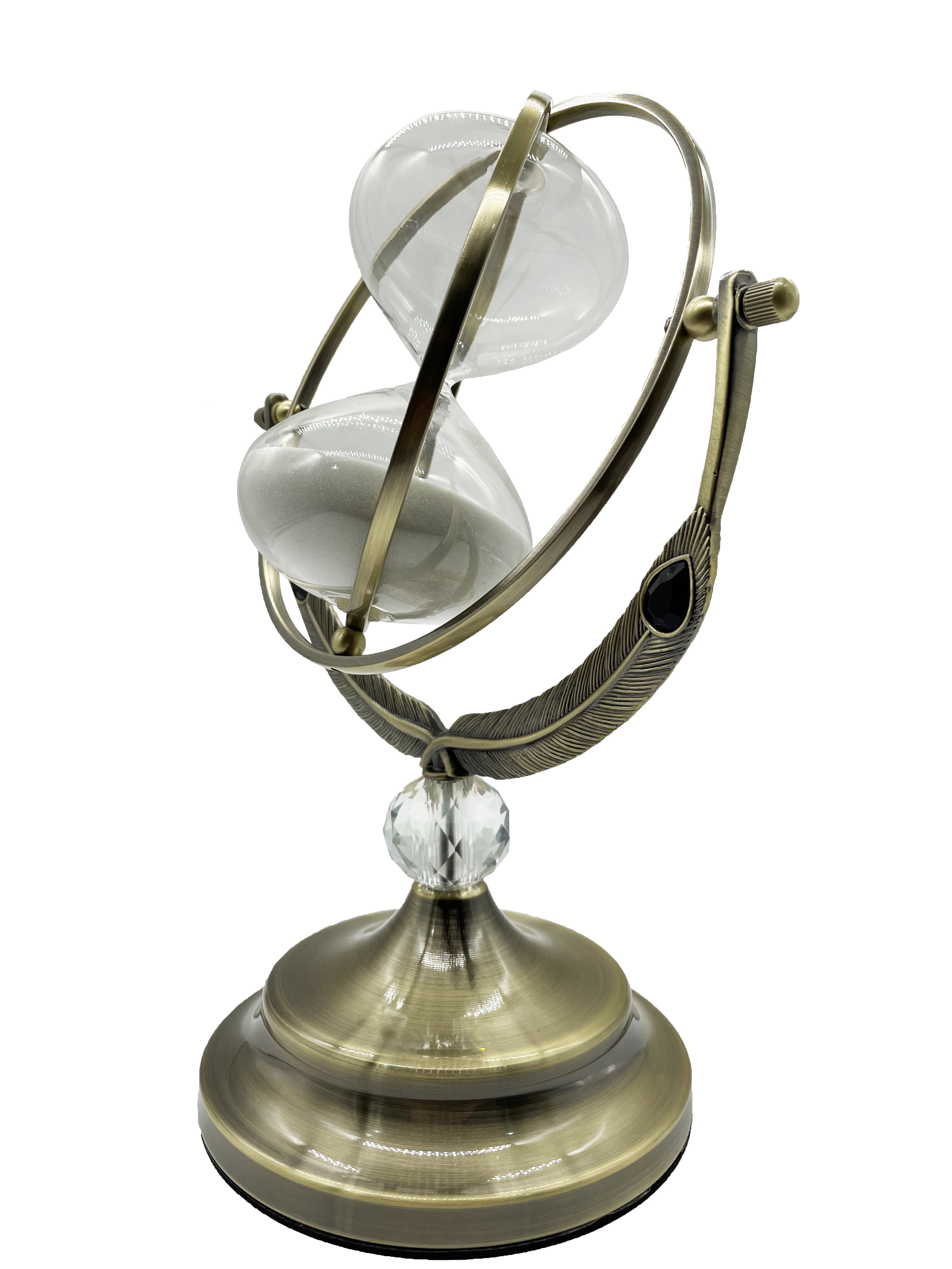 Hot Sale New Brass Hourglass Vintage Sand Clock 30 Mins 60 Minutes Hourglass For Wedding Gifts