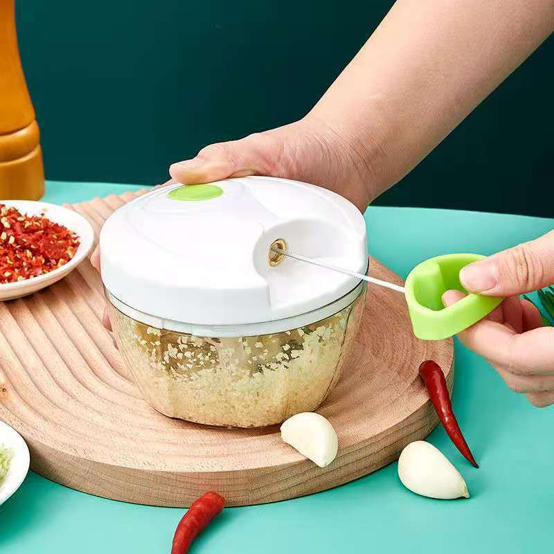 Garlic Manual Mini Garlic Masher Small Hand-pulled Function Milk Shake Vegetable Meat Cutter Egg Beater Baby Food Garlic Chopper