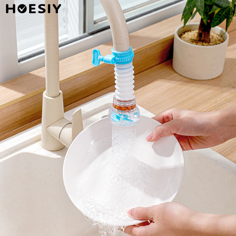 Plastic 360 Degree Adjustable Kitchen Graget Watersaver Water Filter Tap Extension Head Faucet Mount Filter Water Faucet Filter