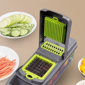 Exchangeable Multipurpose Kitchen Vegetable Shredding Tool Shredder Potato Slicer Chopper Cheese Grater Storage Vegetable Cutter