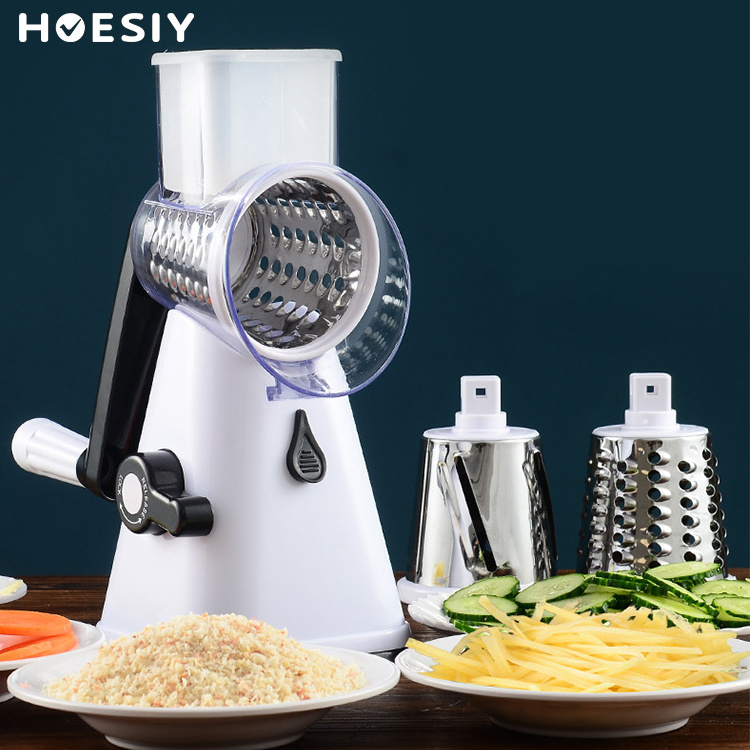 Manual Vegetable Slicer Cheese Grinder Rotary Grater Vegetable Chopper Kitchen Countertop Cutter Shredder Fruit Vegetable Tool