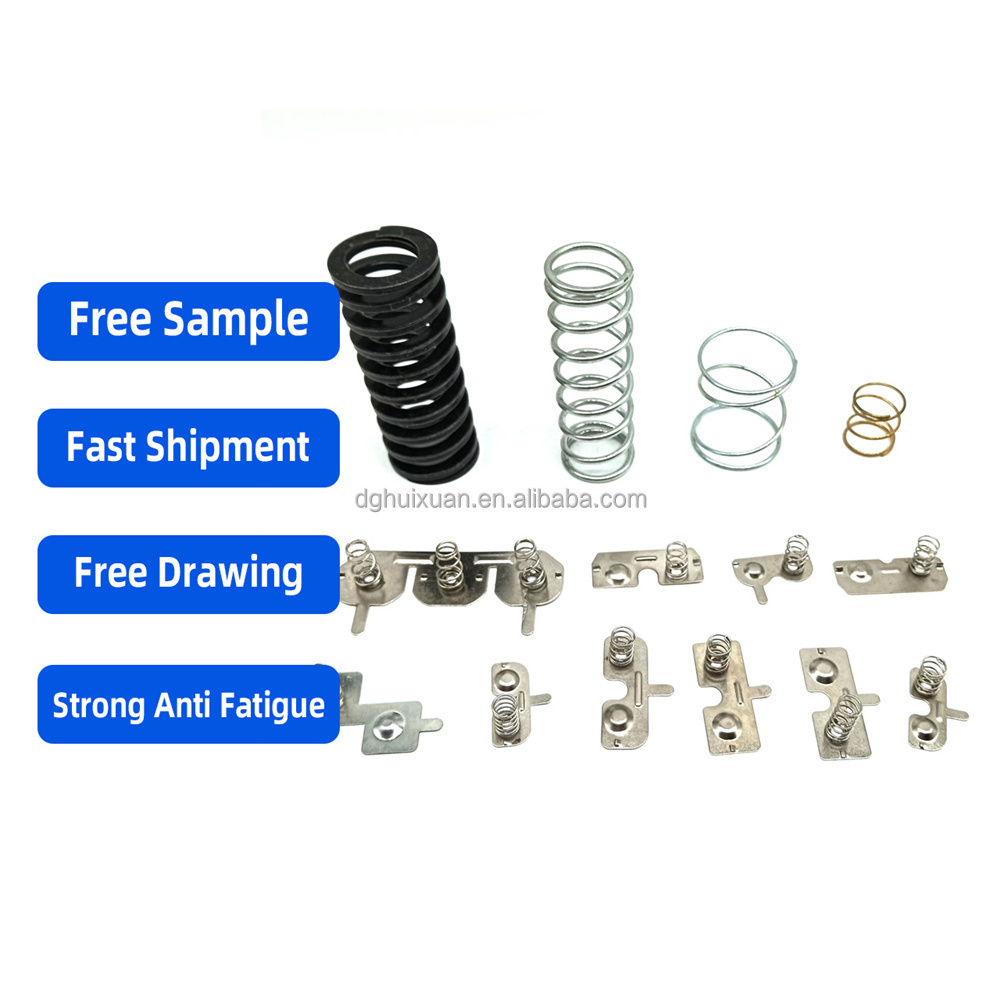 Custom Metal Electrical Flat Springs Or Plate Springs Contact Sale Gold Plated Cr2450 Cr2032 Battery Contact Spring