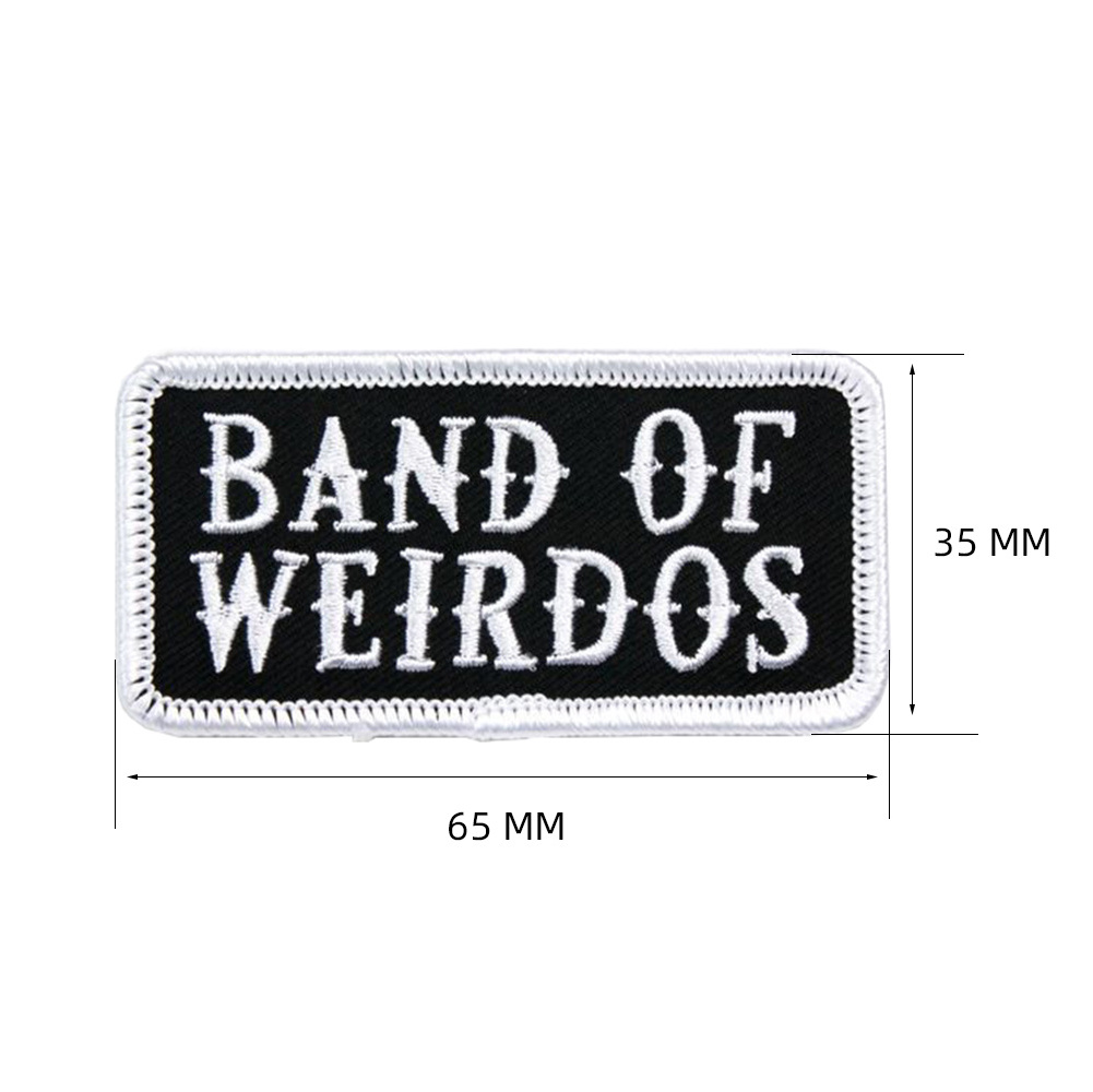 Patch Manufacturer Custom 2D Personalized Embroidery Patches Heat Press Sew On Iron On Embroidered Patches For Clothing