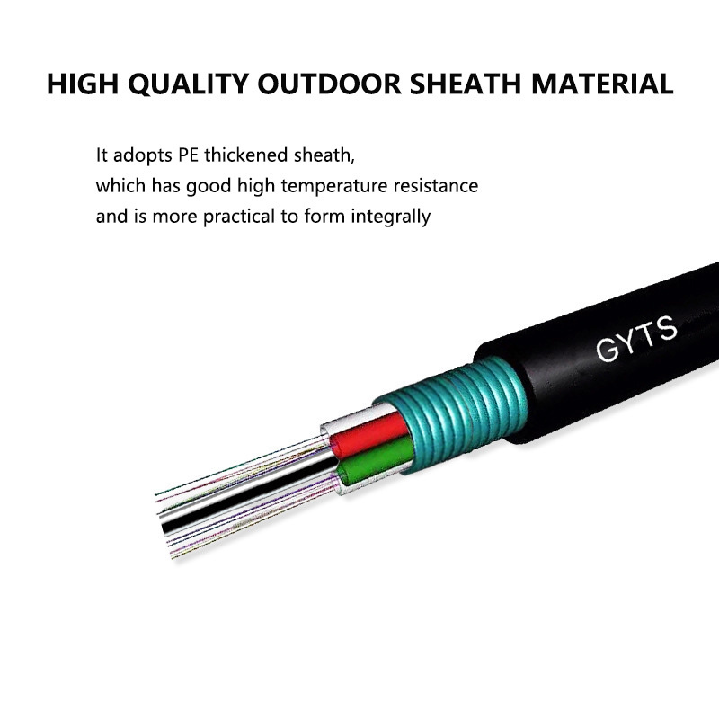 Underground Single Mode Rodent Proof GYTA/GYXTW/GYTS/GYFTS Quality Direct Buried Communication Armored Fiber Optical Cable