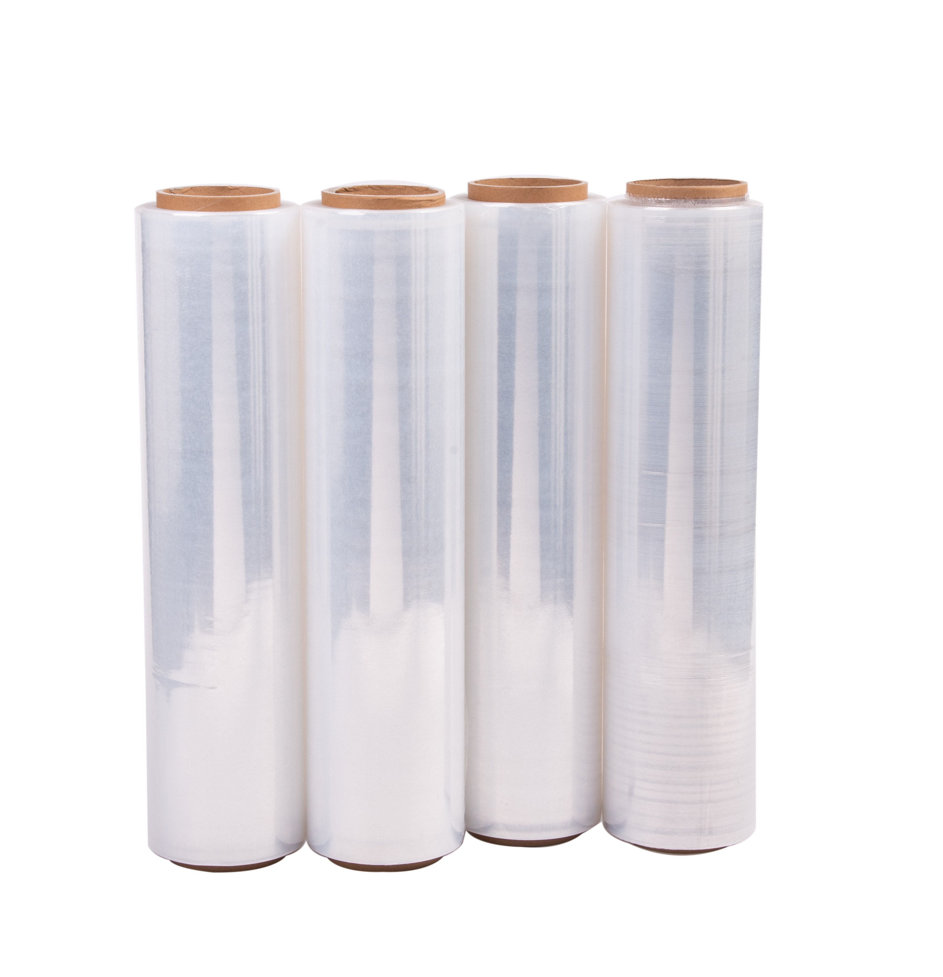 Wholesale Supplier PE Plastic Lldpe Stretch Film Roll  Polyethylene Super Strong Tensile Strength Pallet Wrapping Film