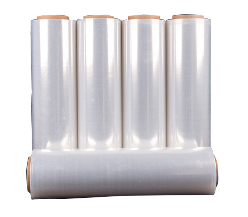 Wholesale Supplier PE Plastic Lldpe Stretch Film Roll  Polyethylene Super Strong Tensile Strength Pallet Wrapping Film