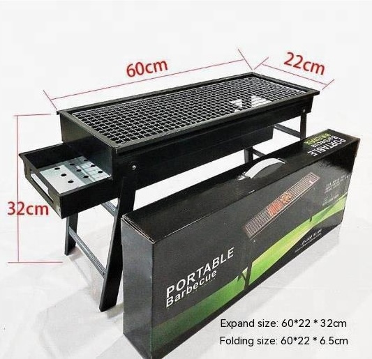 Hot Sale Collapsible Heating Resistant Detachable Grilling Portable Barbecue Stainless Steel Charcoal Bbq Grill