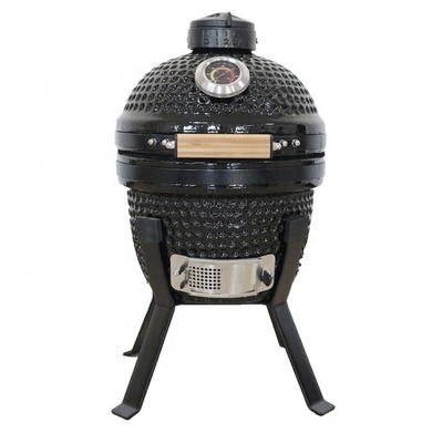 Hot Selling Portable Japanese Mini 13" Table Kamado Ceramic Bbq Smoker Grill Kamado Grill Outdoor Kitchen