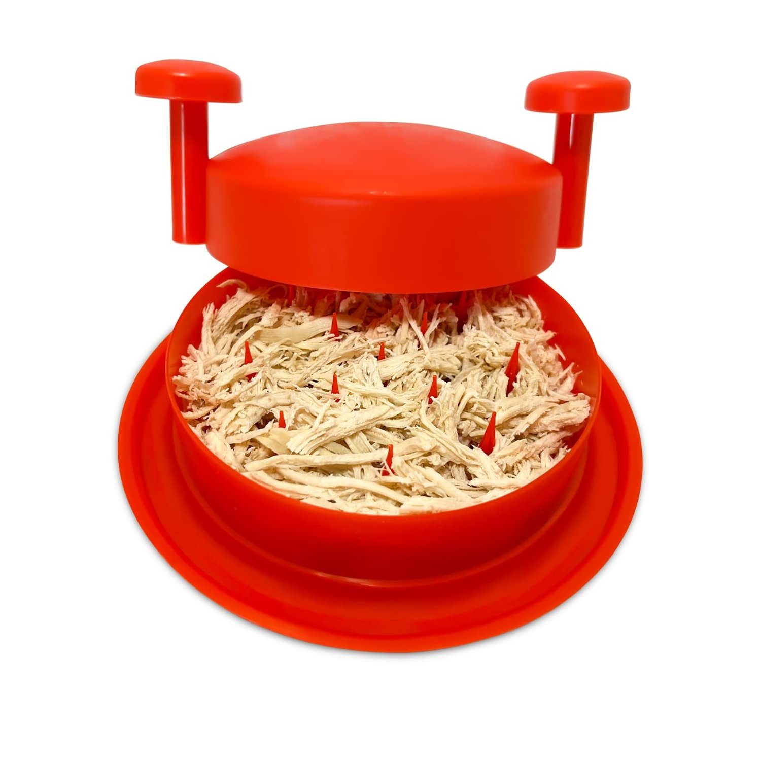 Safe Durable Red Anti-Slip Manual Chicken Shredder Machine Shredding Twist Tool Meat Shredder