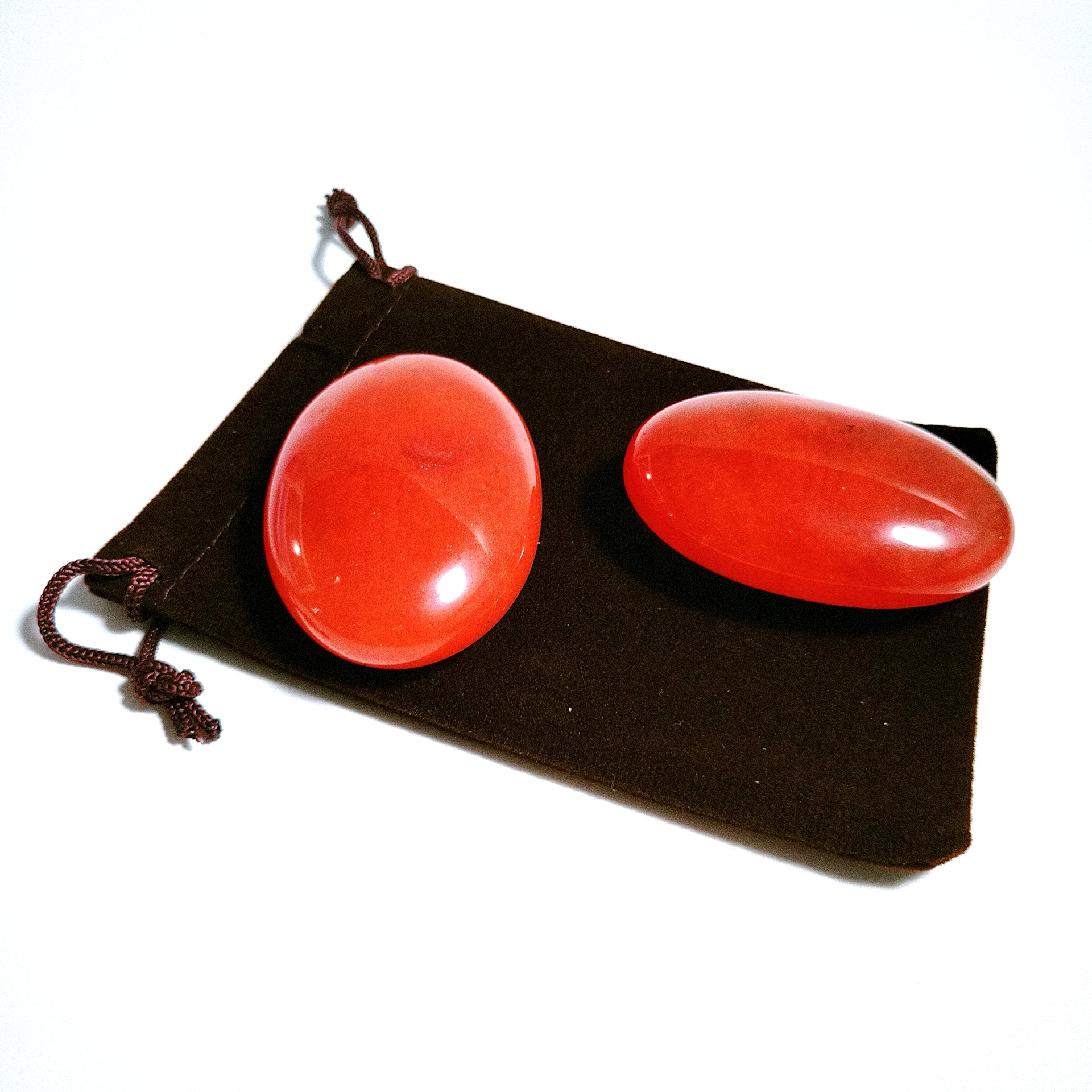 DIY Electric Warmer Massage Red Aventurine jade stone massage set For Blood Circulation