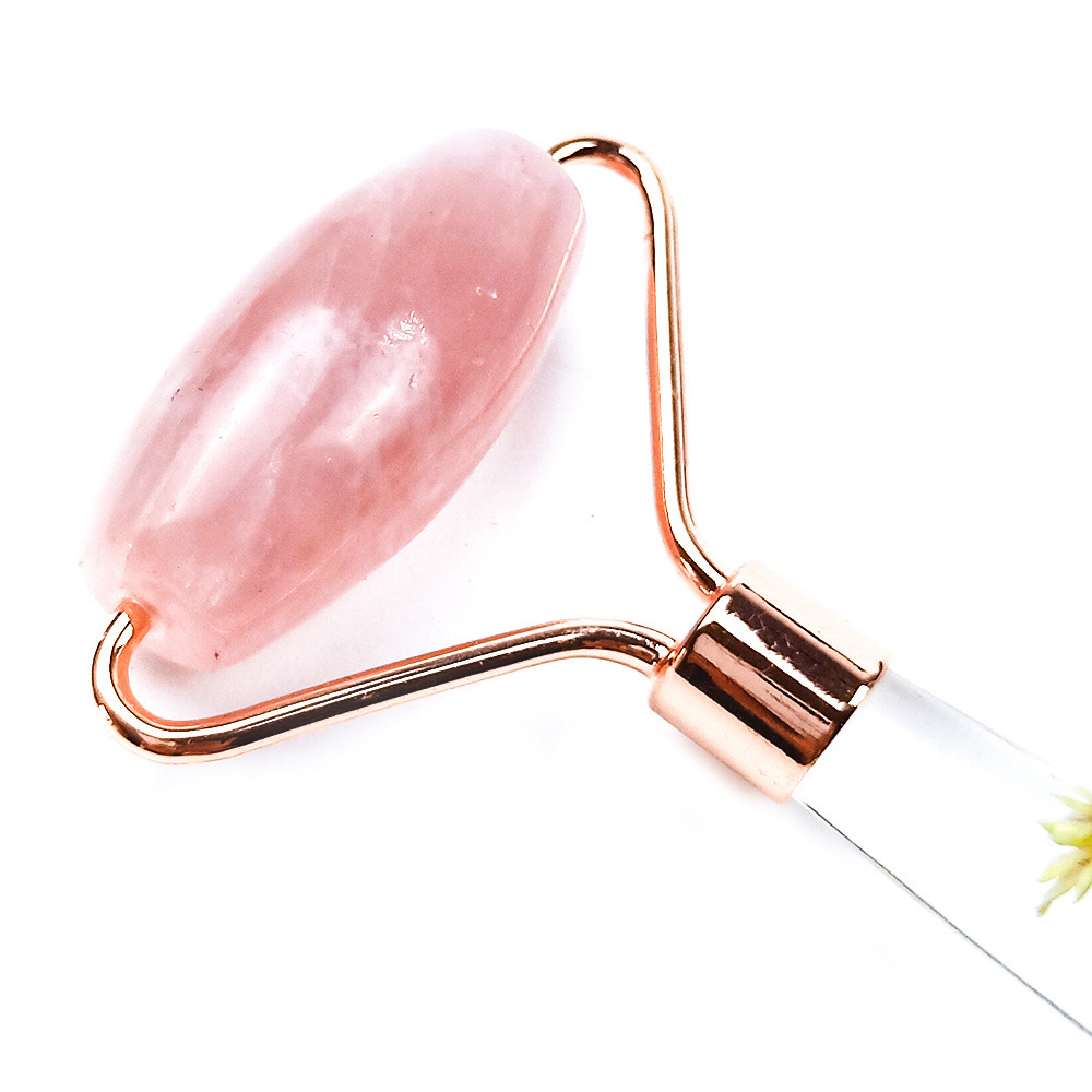 Diy stones Best Sellers Face Massager Rose Quartz Mini Jade Roller Facial